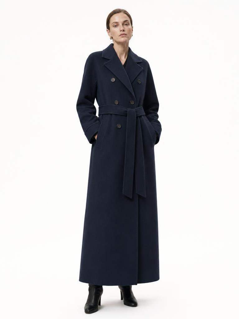 The Monsoon Maxi Coat in Navy