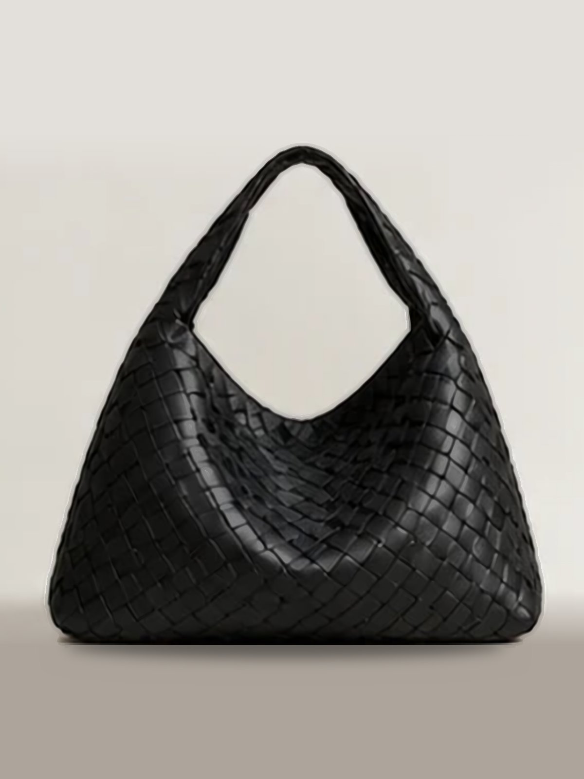 The Cove Woven Hobo in Black, view 4